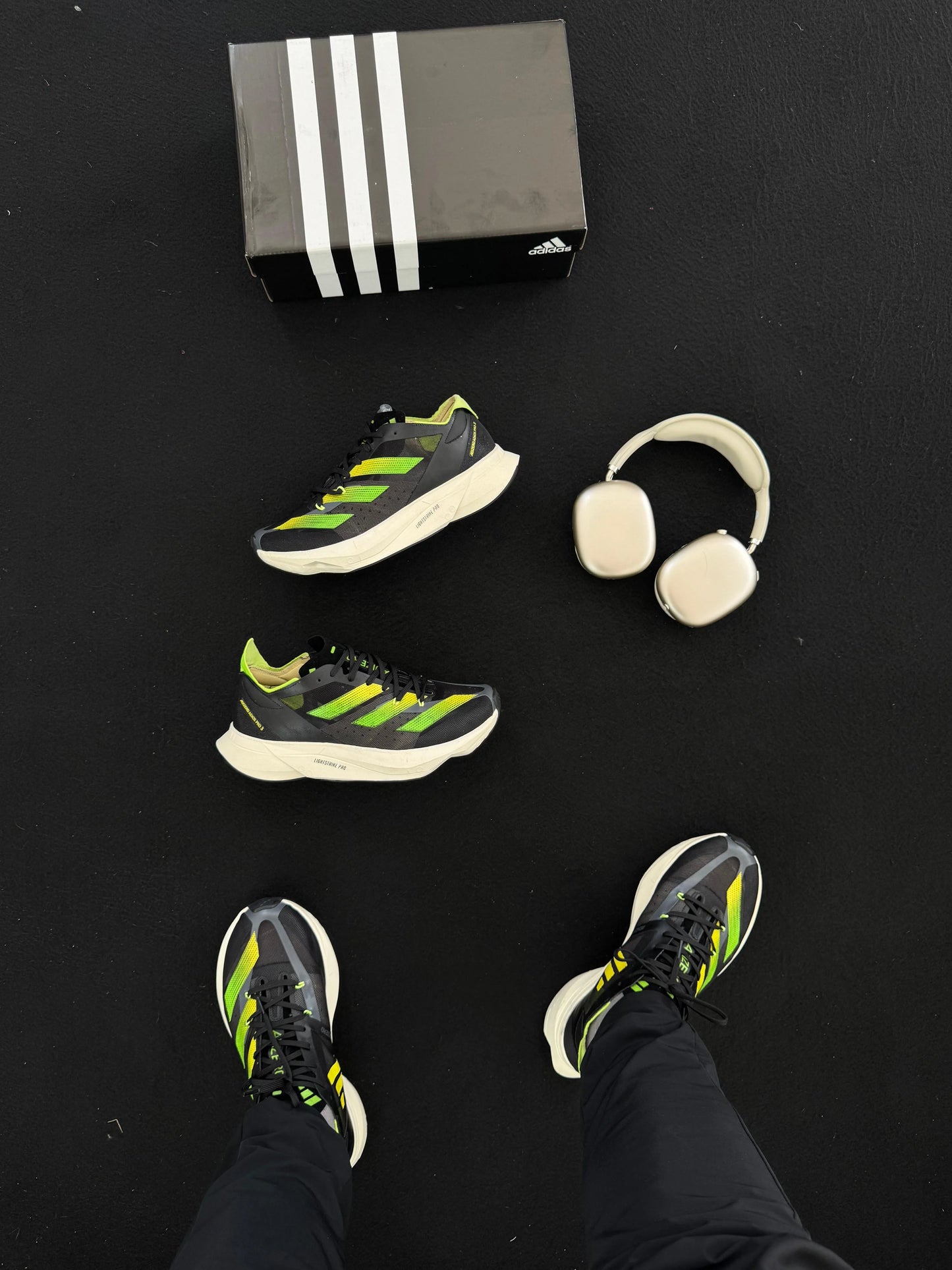 Adizero Adios Pro 3 Preto/Verde