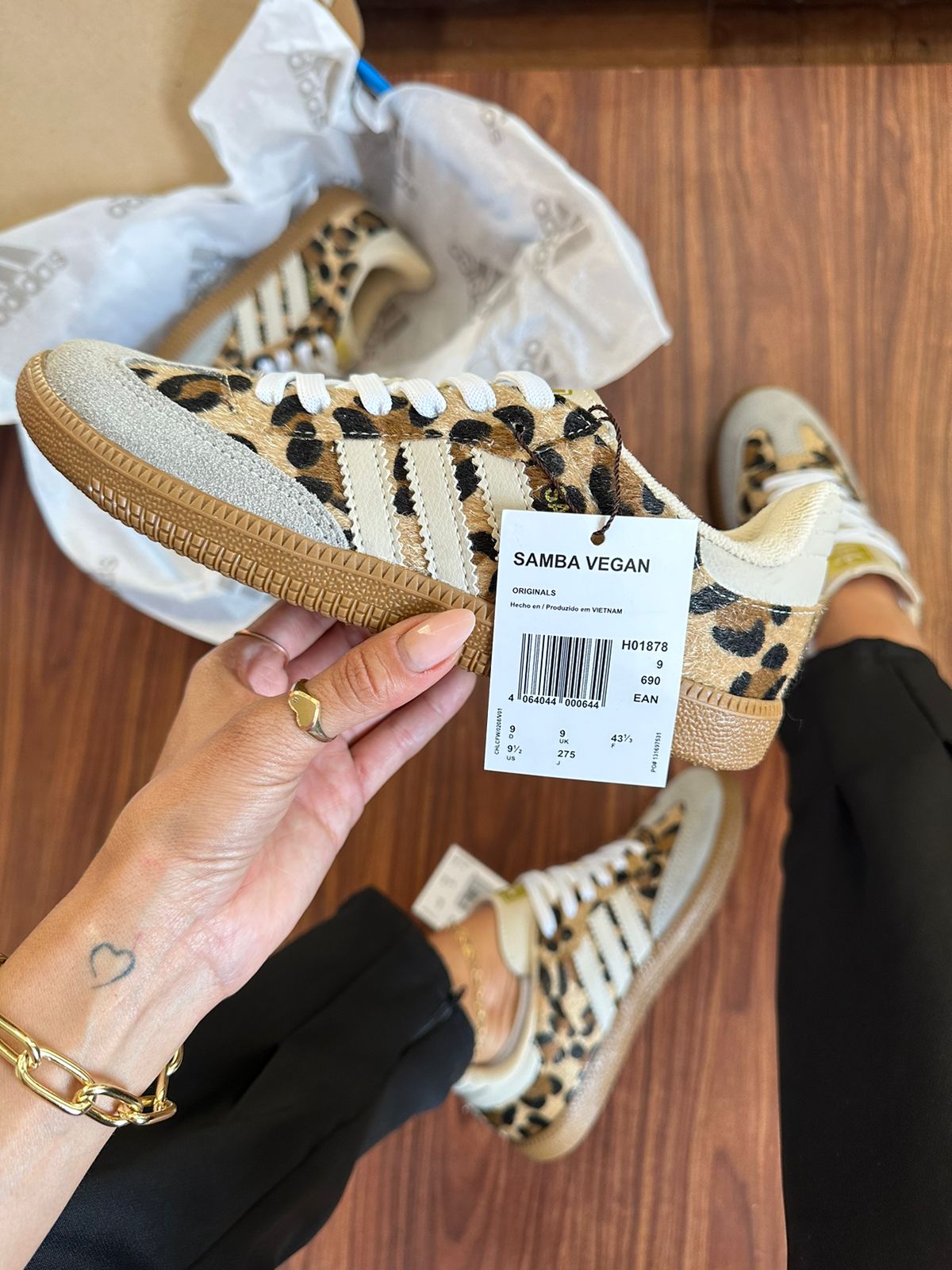 Tênis Samba Og Bonner Leopardo