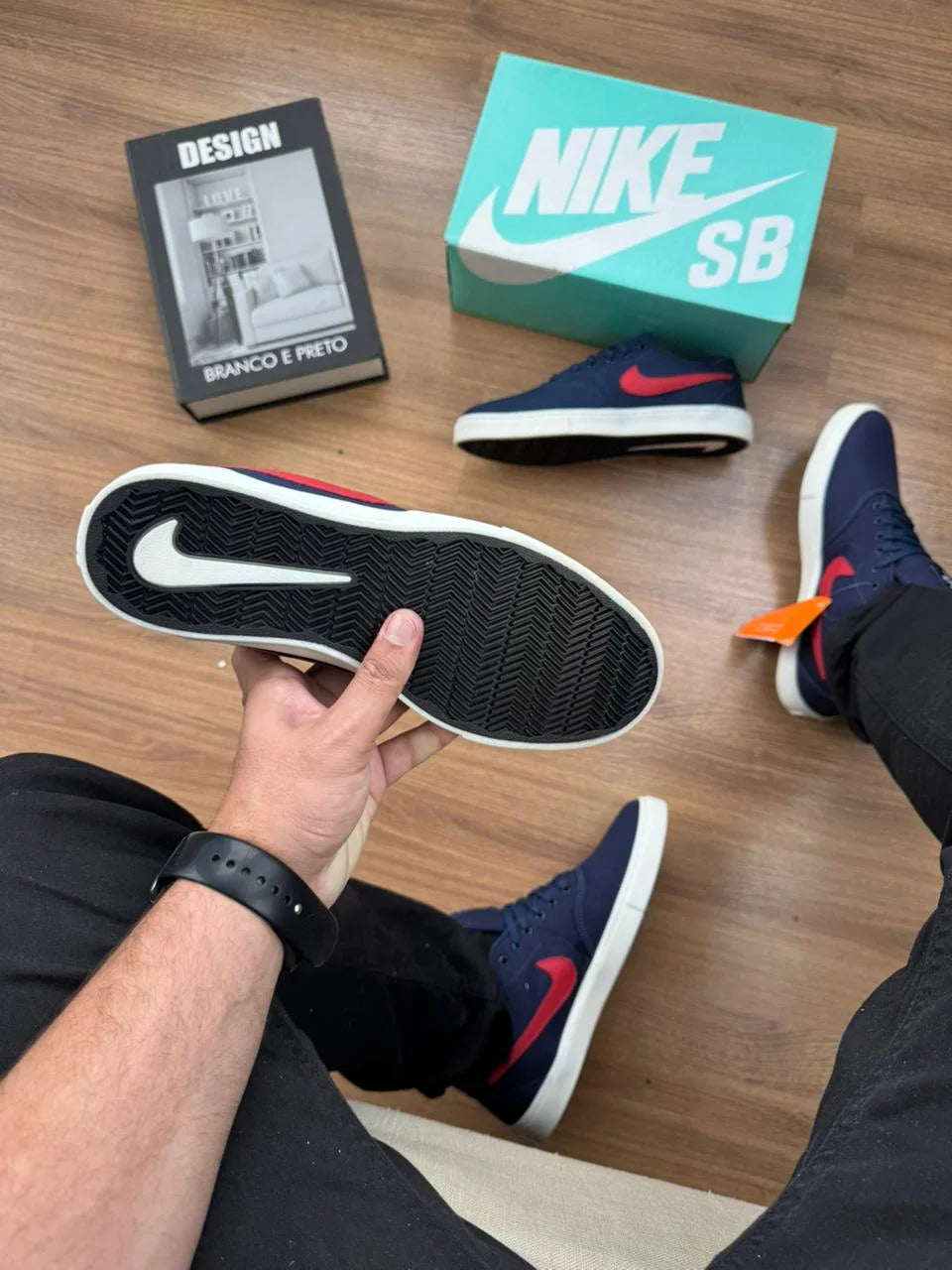 Tenis SB Chron 2 Canvas Marinho