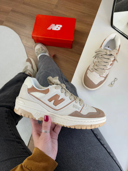Tenis NB 550 Branco Rose