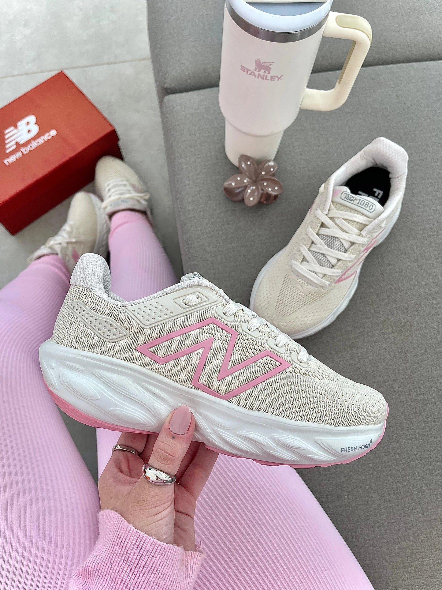 Tênis NW Fresh Foam 1080 Rosa