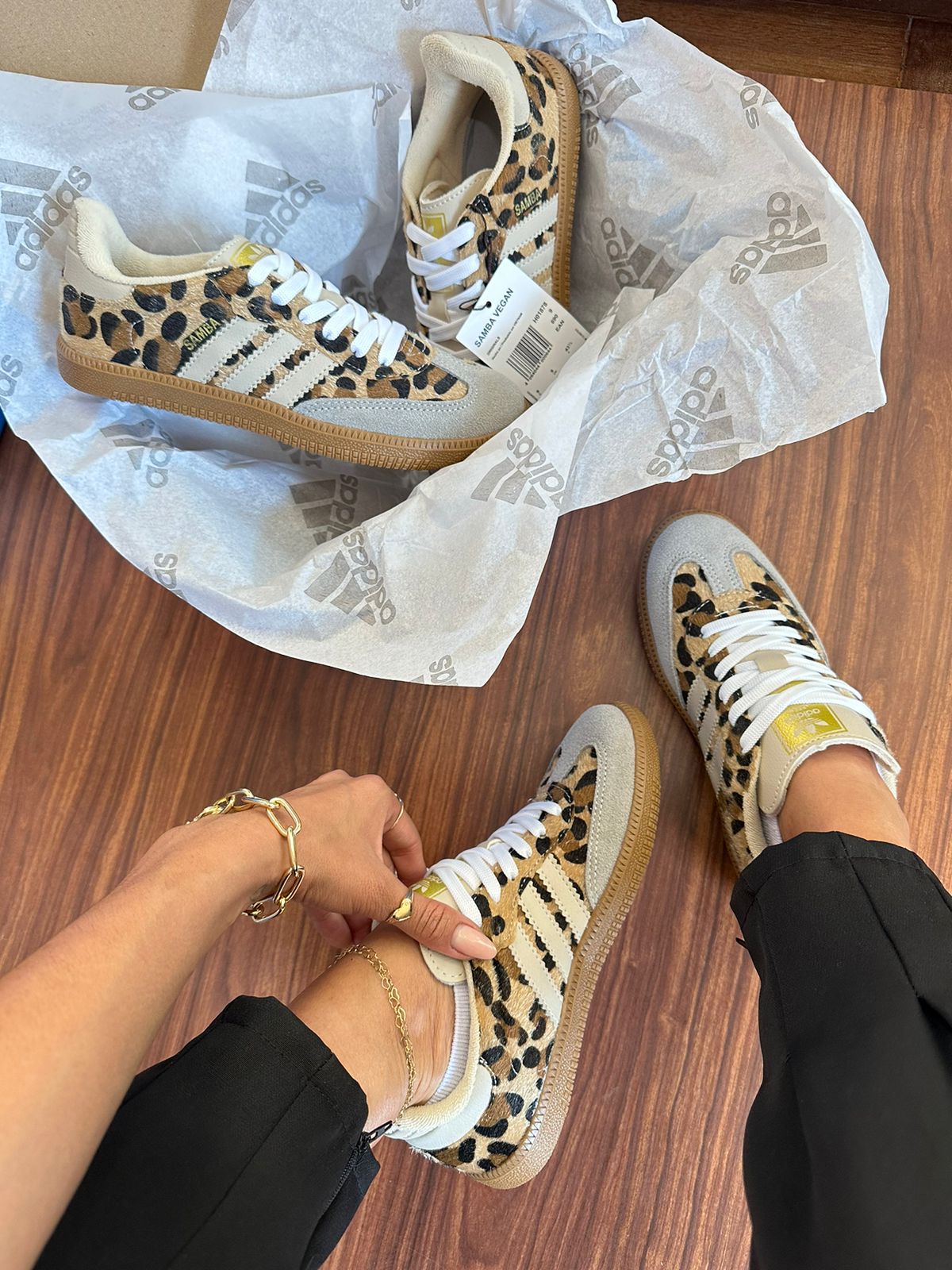 Tênis Samba Og Bonner Leopardo