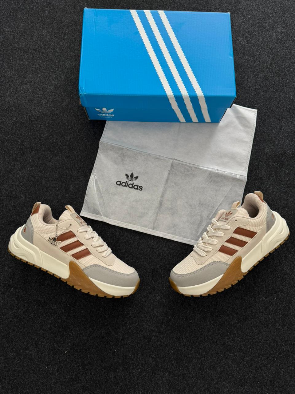 Tênis AD1 Bege/Cinza