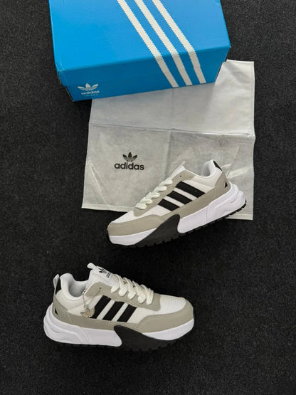 Tênis AD1 Branco/Cinza Preto