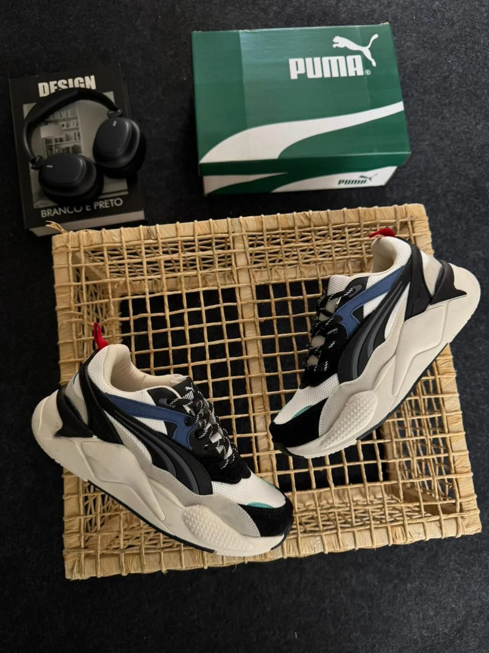 Tênis RS-X Preto/Niquel