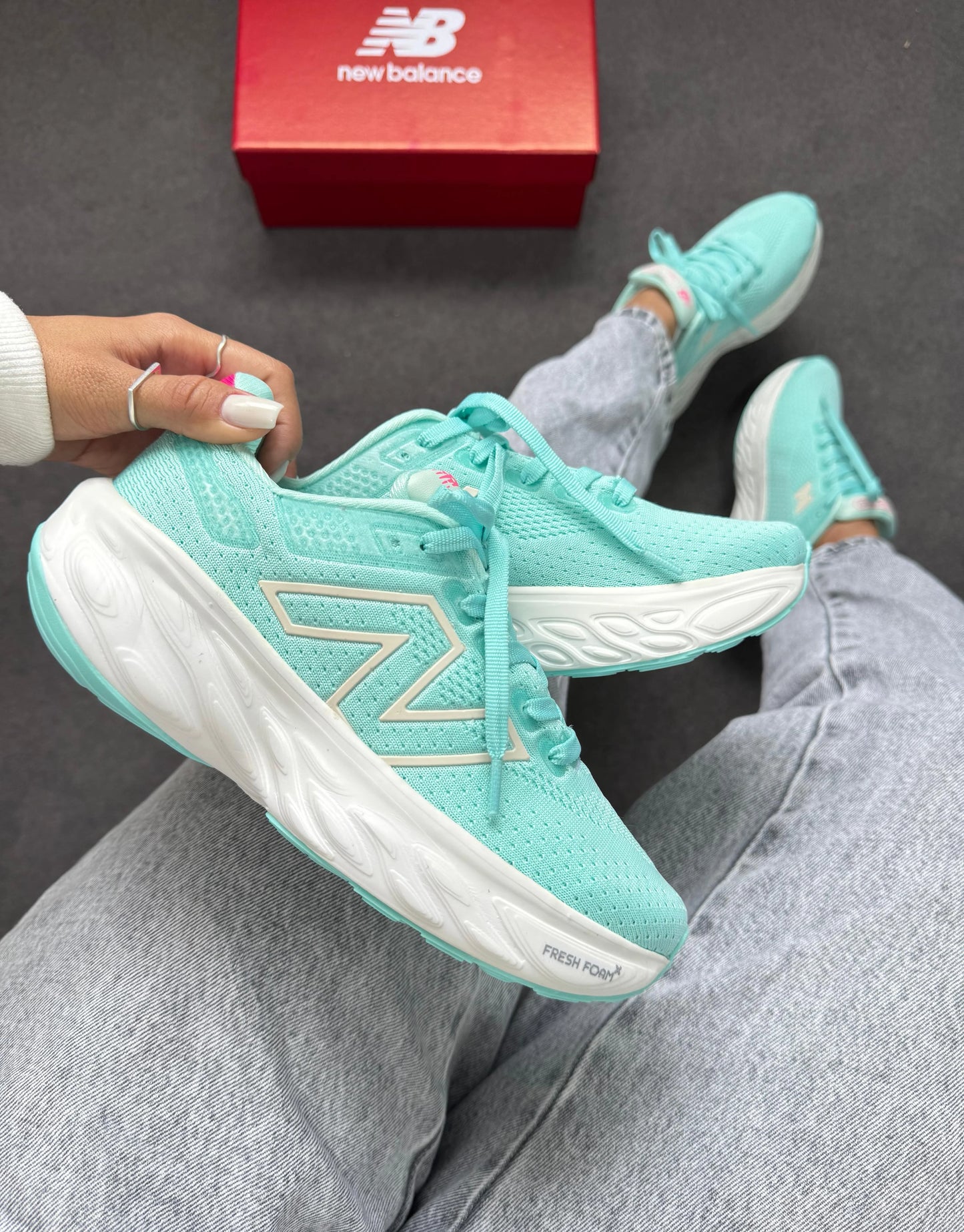 Tenis NB 1080 Verde Agua