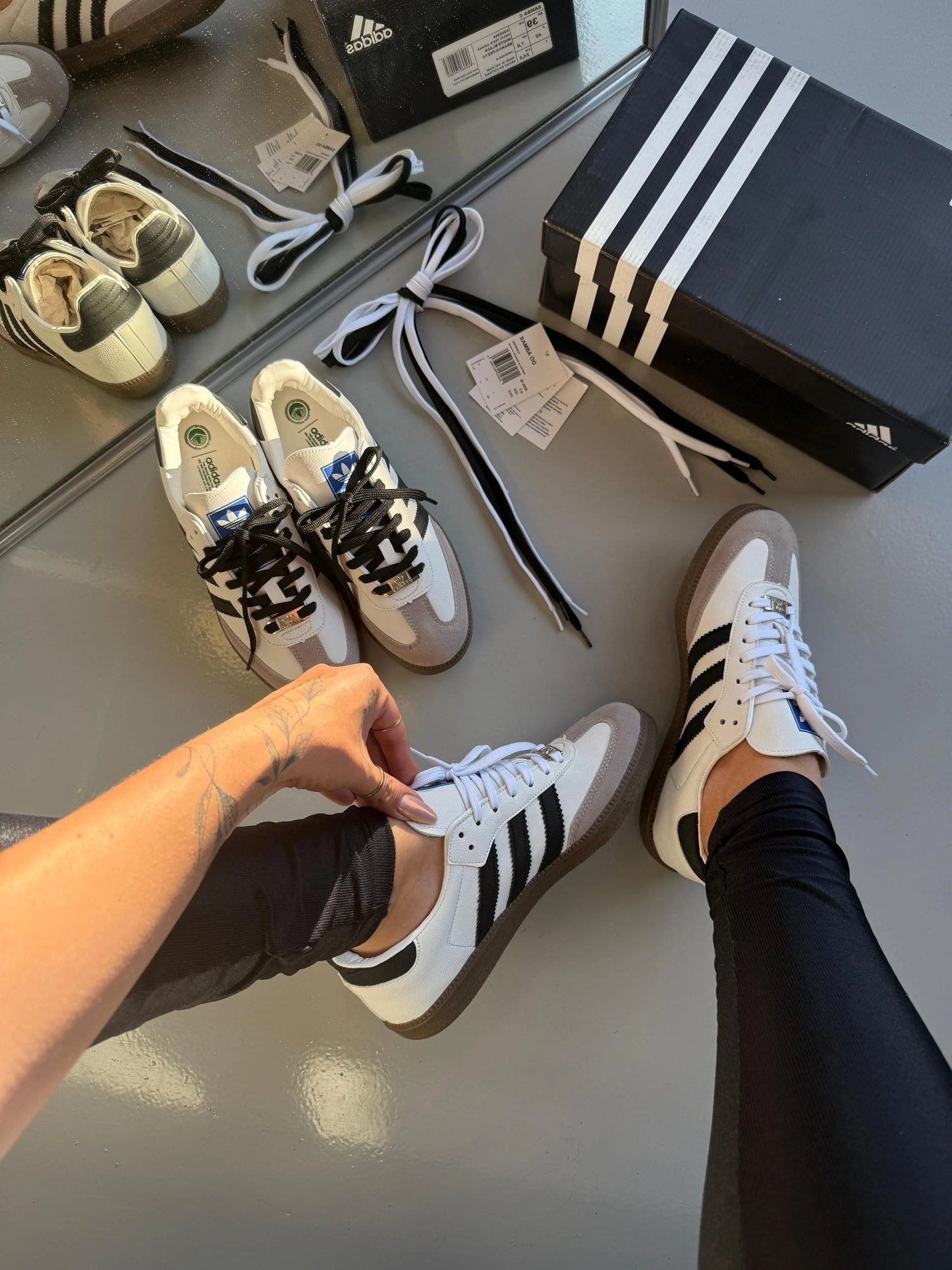 Tenis Samba OG Solado Marrom