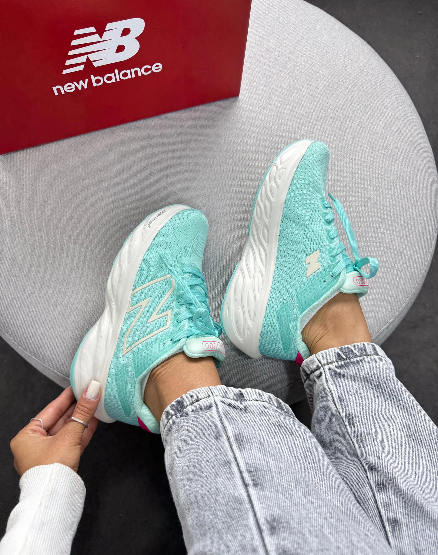 Tenis NB 1080 Verde Agua