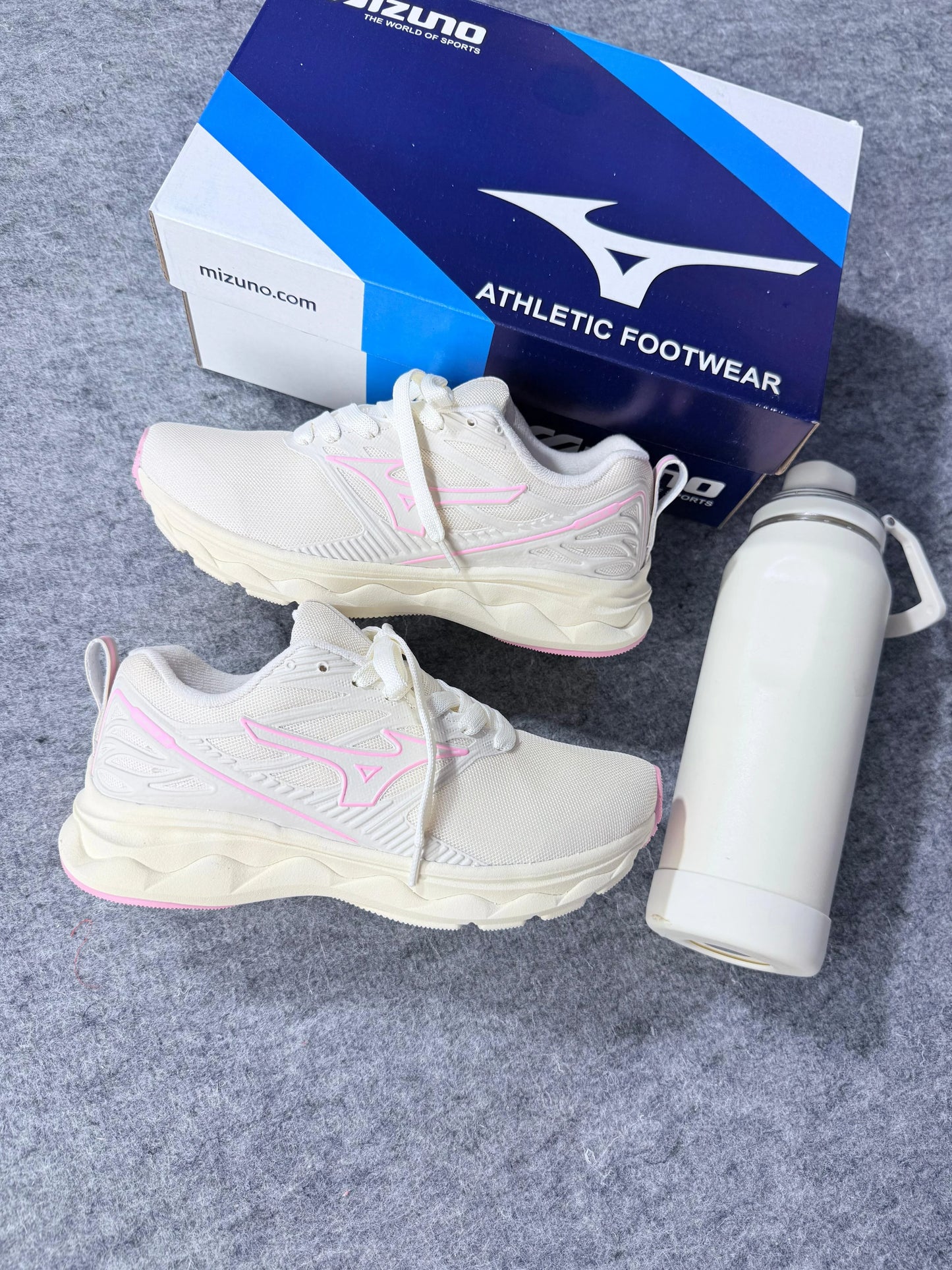 Mizuno Space 3 White/Rosa