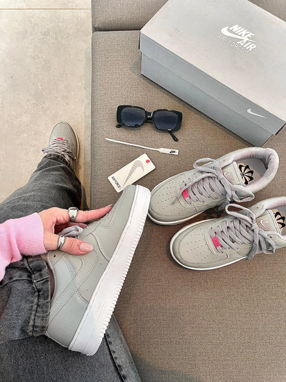 Tênis NK Air Force Cinza/Pink