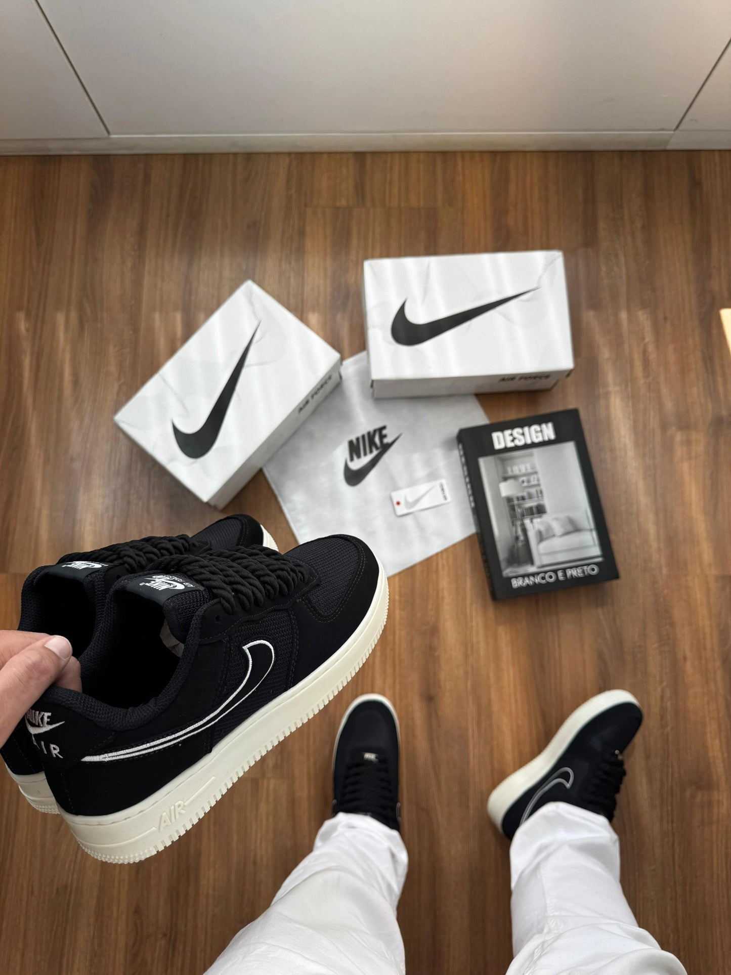 Tenis NK Air Force 1 Preto