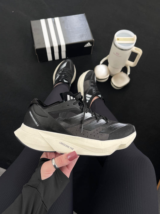 Adizero Adios Pro 3 Preto/Branco