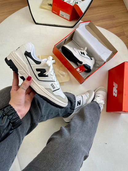 Tenis NB 550 Branco Preto