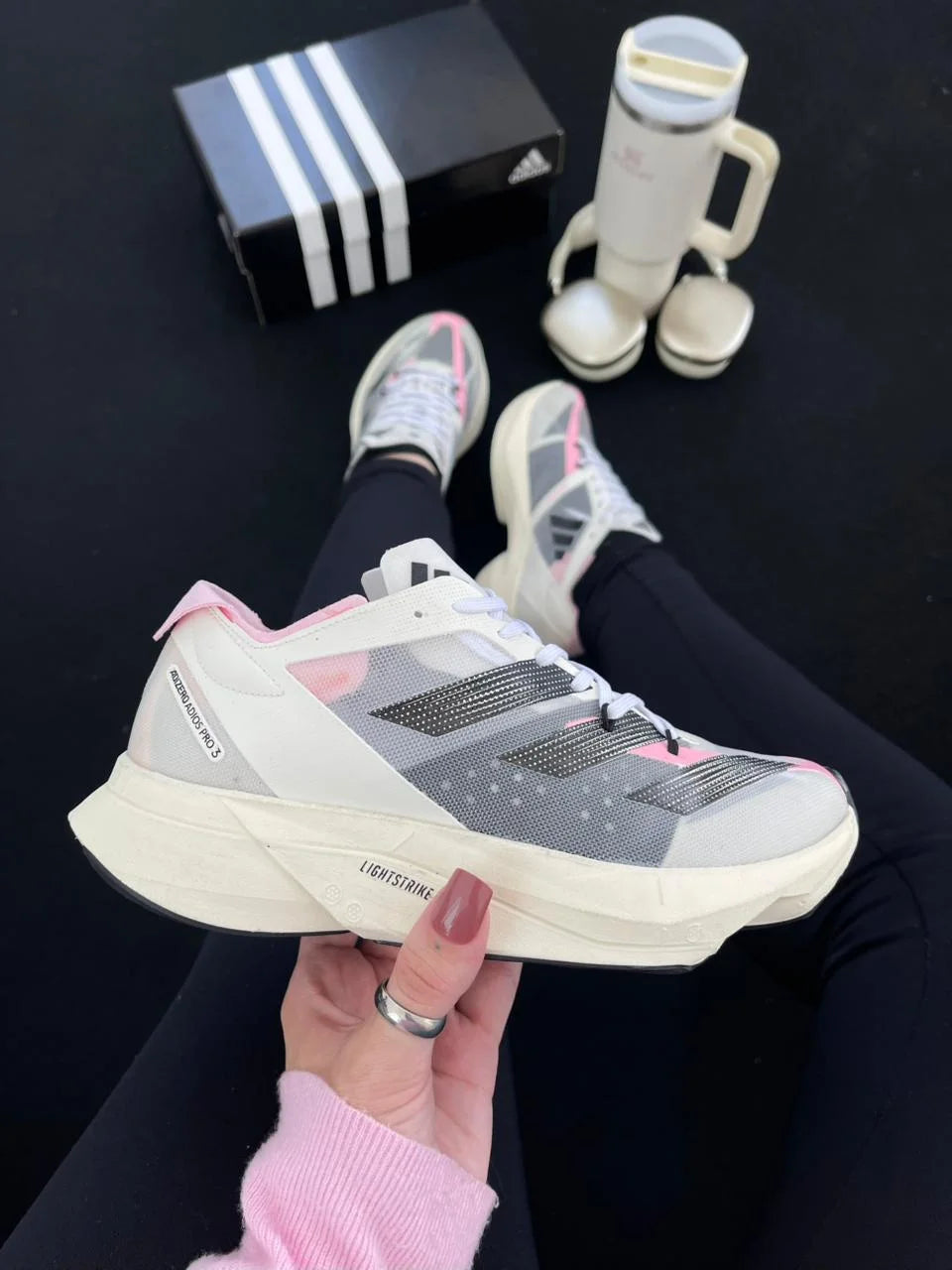 Adizero Adios Pro 3 Rose