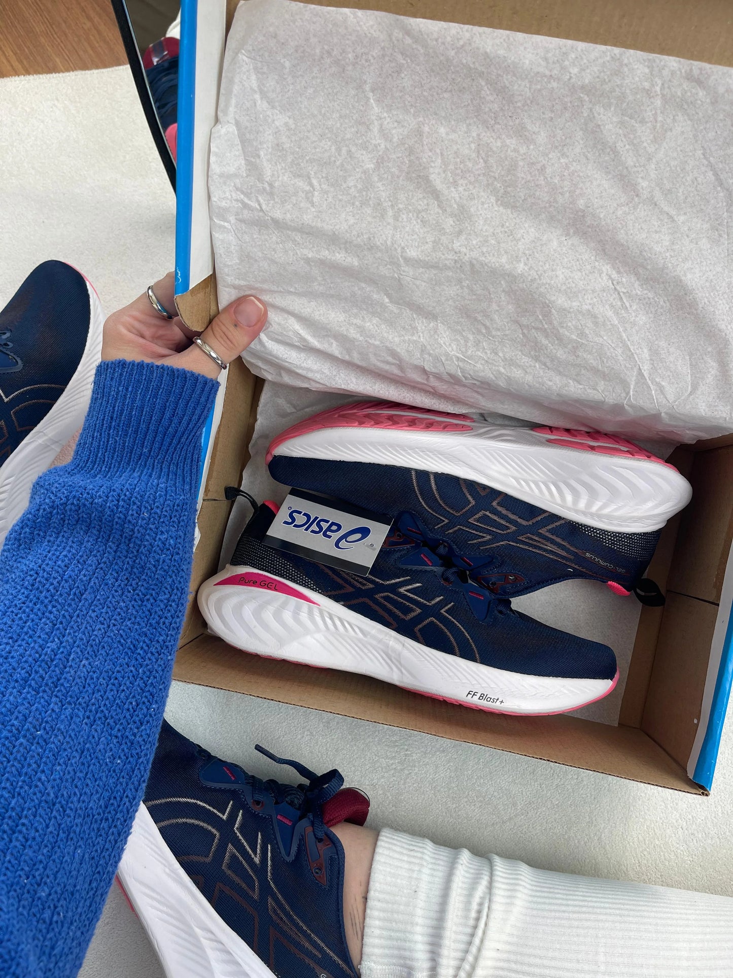 ASICS Pure Gel Marinho/Pink