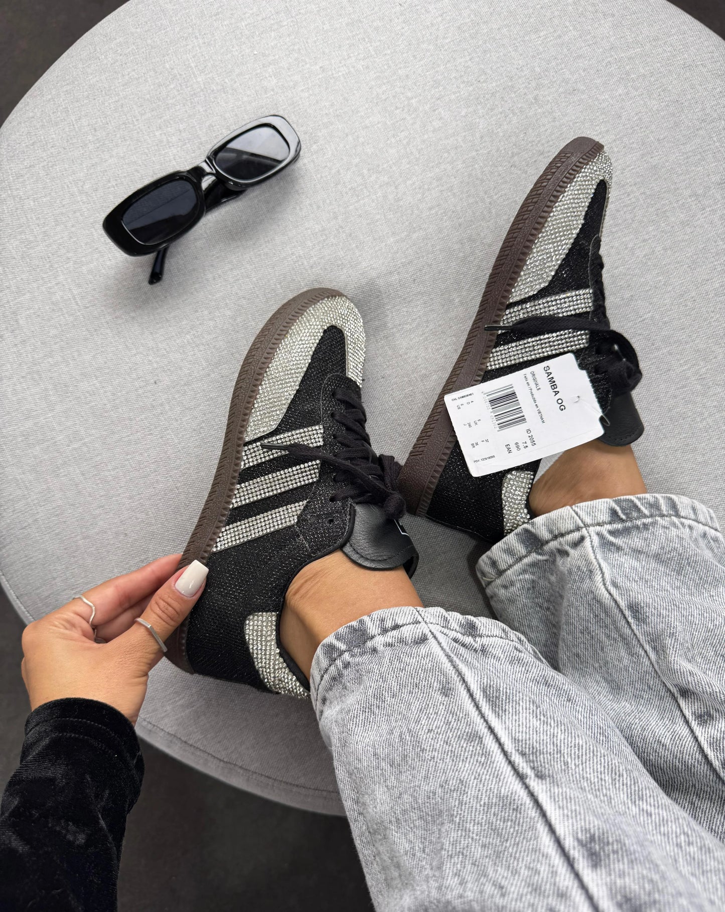 Tenis Samba OG Brilho Luxo Preto