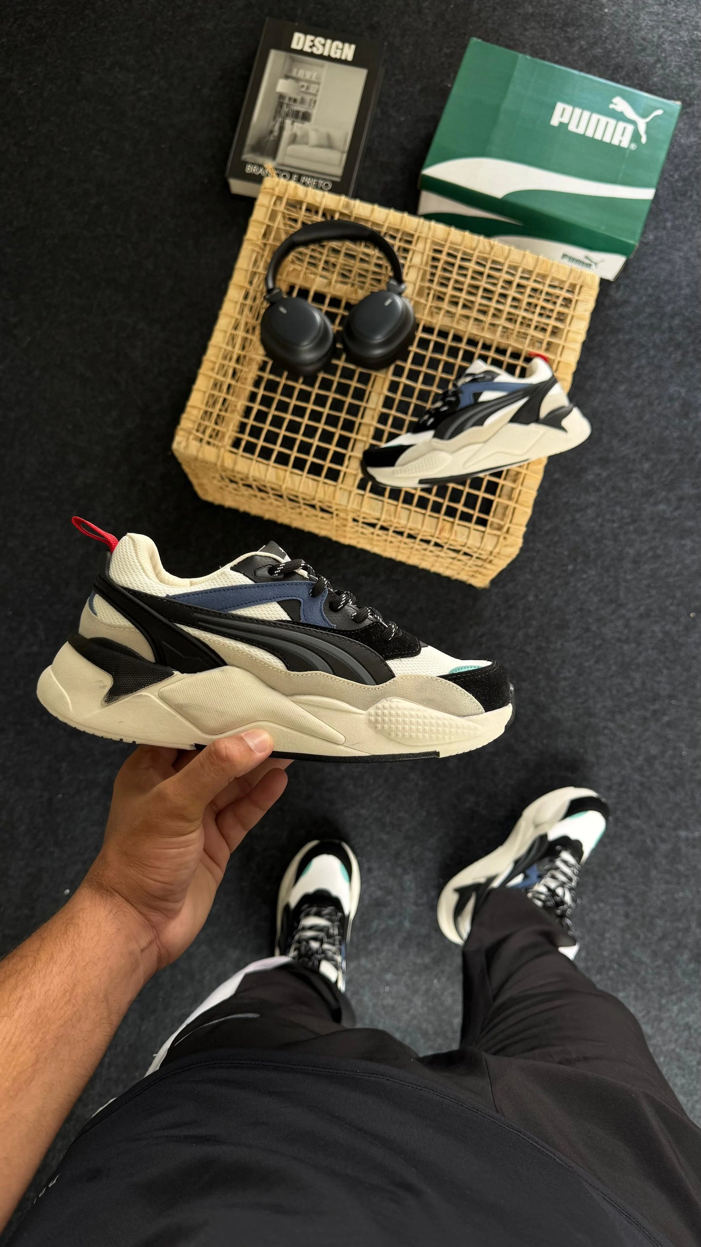 Tênis RS-X Preto/Niquel