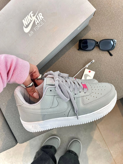 Tênis NK Air Force Cinza/Pink