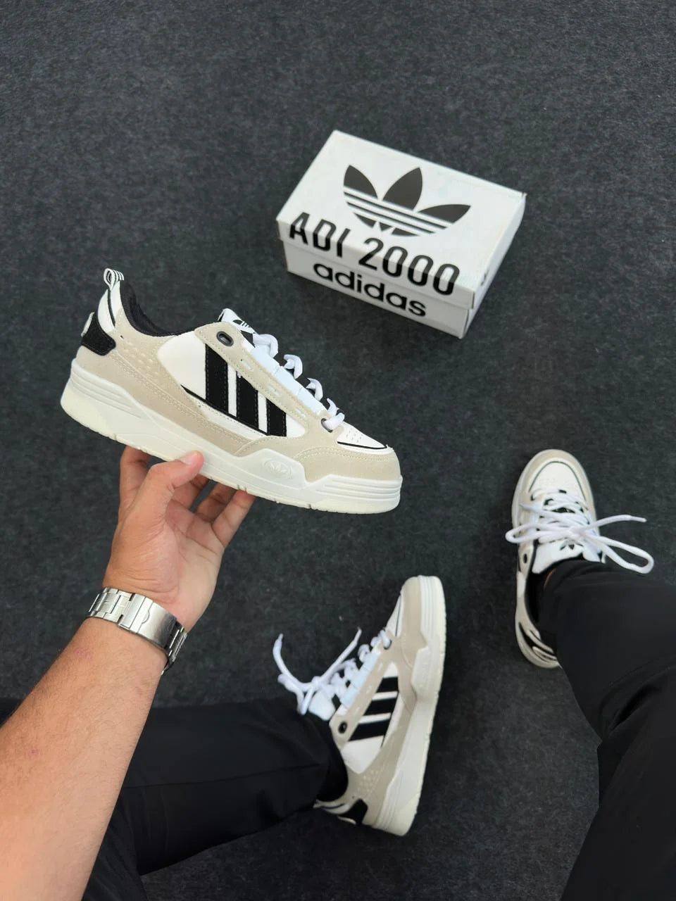 Tênis ADI2000 Branco Niquel