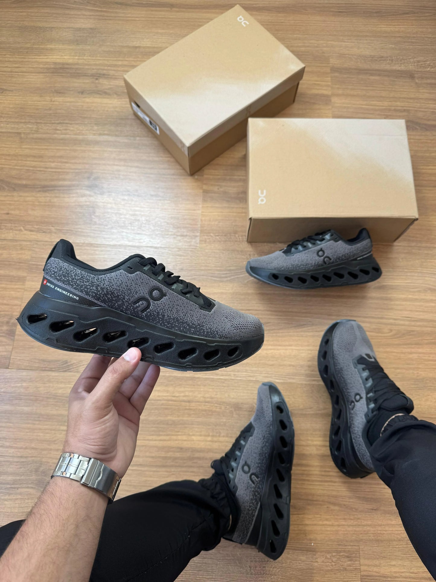 Tenis On Cloudsurfer 7 Grafite Preto