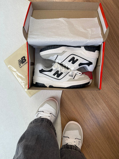 Tenis NB 550 Branco Preto