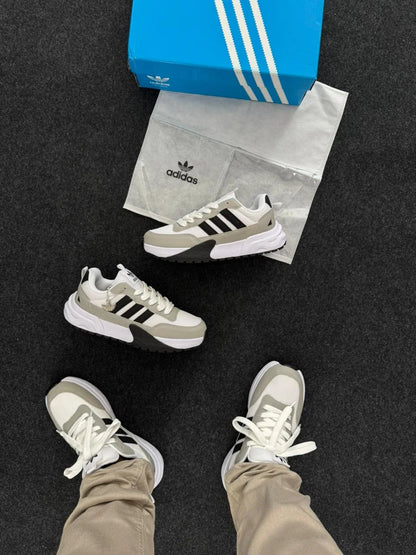 Tênis AD1 Branco/Cinza Preto