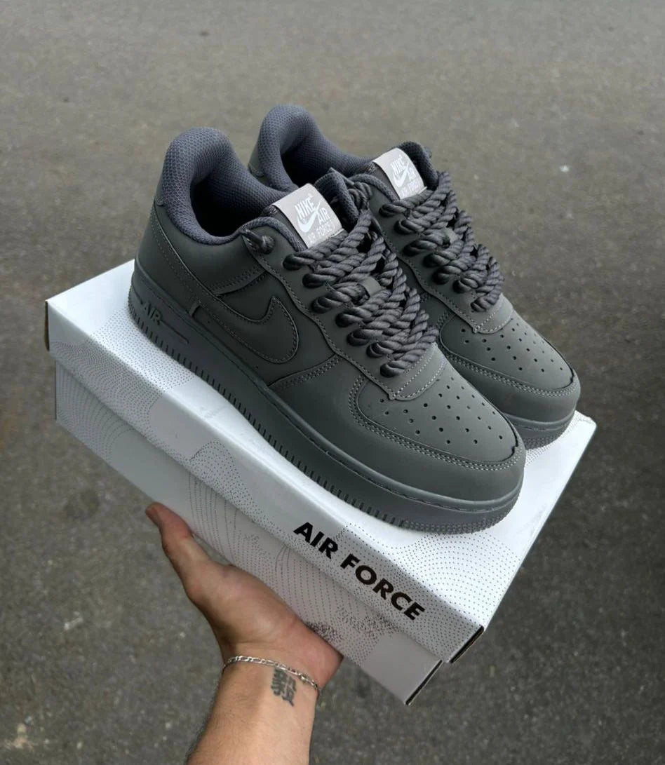 Tenis NK Air Force F1 Luxo Grafite