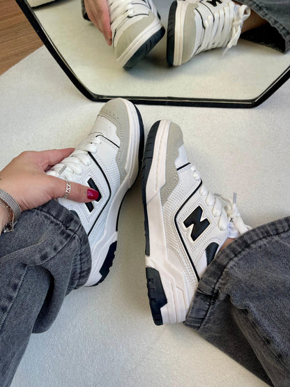 Tenis NB 550 Branco Preto