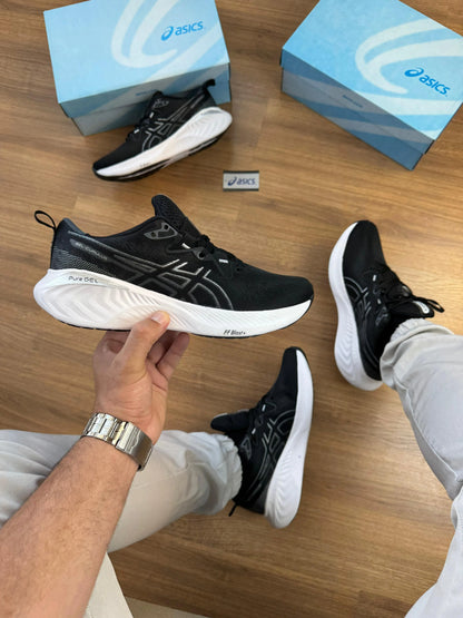 ASICS Pure Gel Preto/Prata