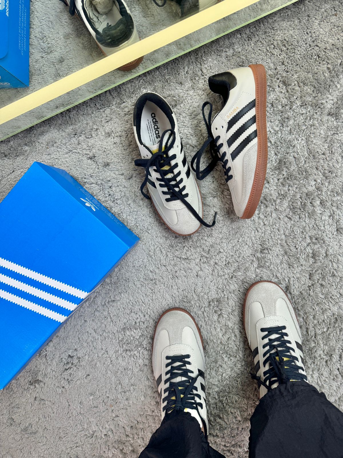 Tênis Samba OG Core Black Couro