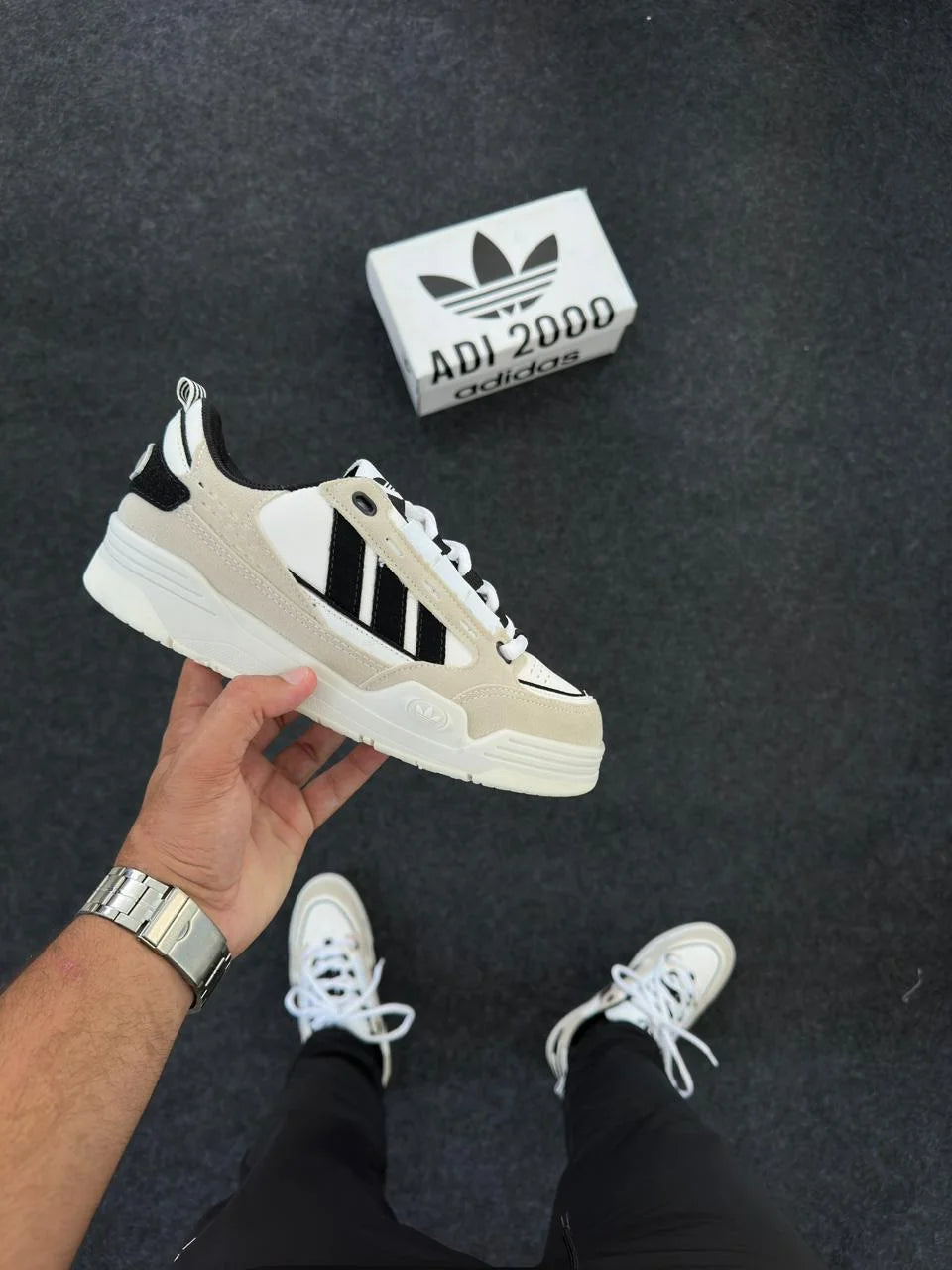 Tênis ADI2000 Branco Niquel