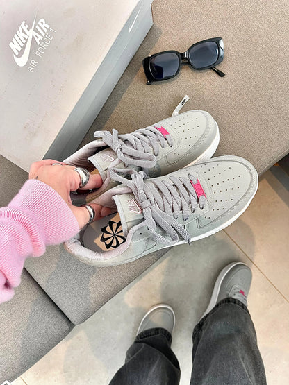 Tênis NK Air Force Cinza/Pink