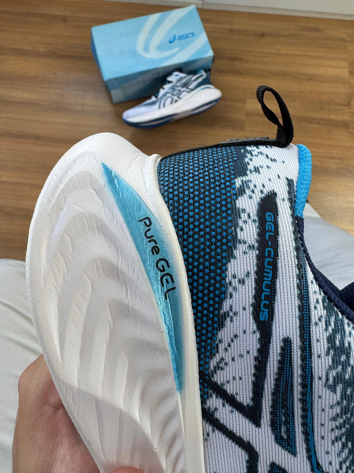 ASICS Pure Gel Branco/Azul