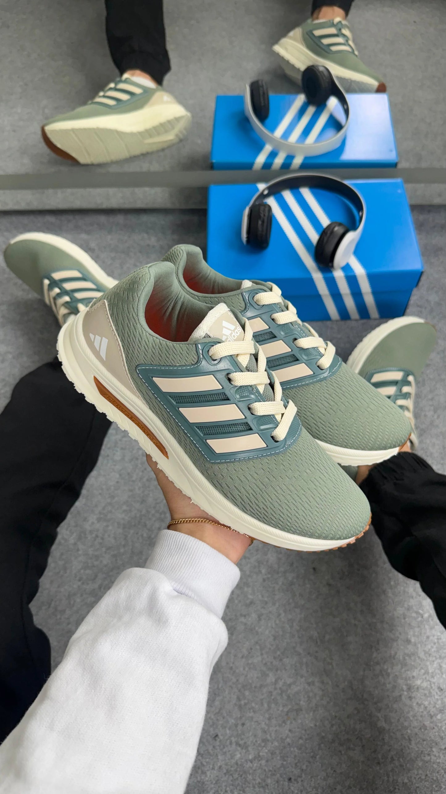 Tenis AD A-Boost Advanced - Verde off