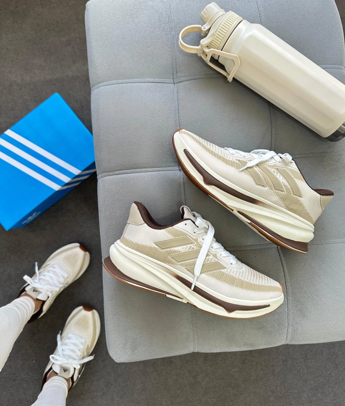 Tenis AD Supernova - Branco White Bege