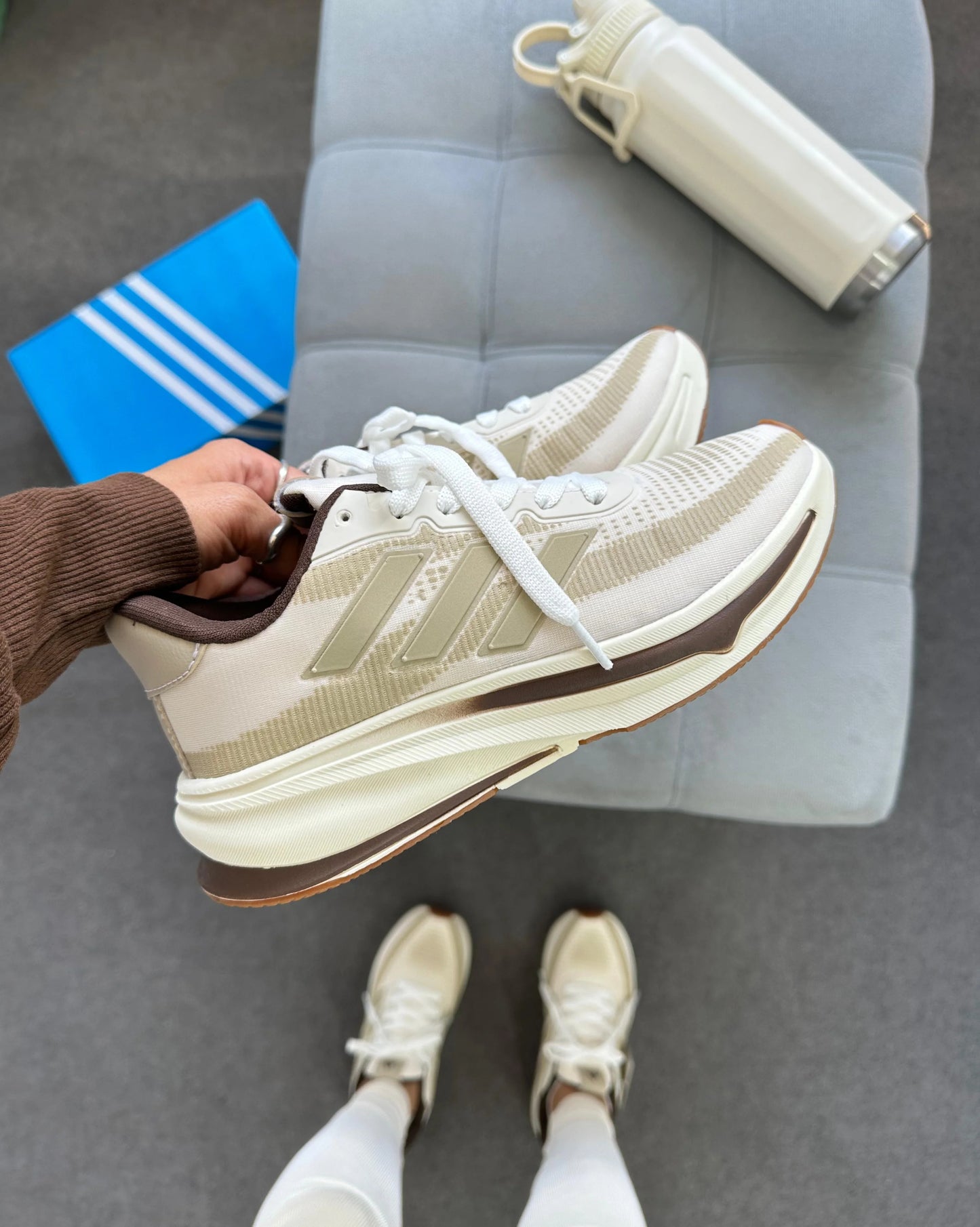 Tenis AD Supernova - Branco White Bege