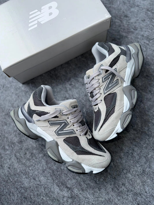 Tenis New 9060 Couro - Off Grafite