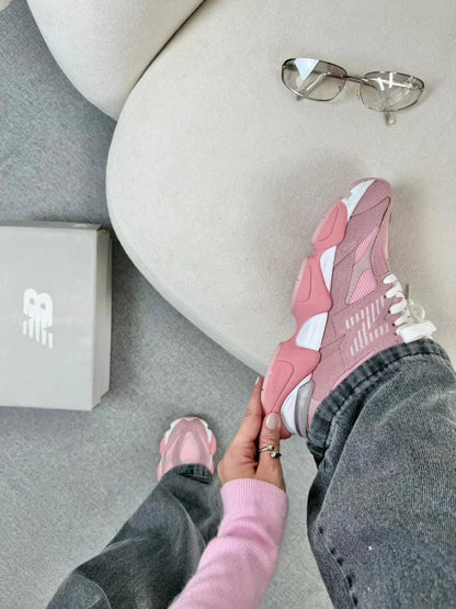 Tenis New 9060 Couro - Rosa BB