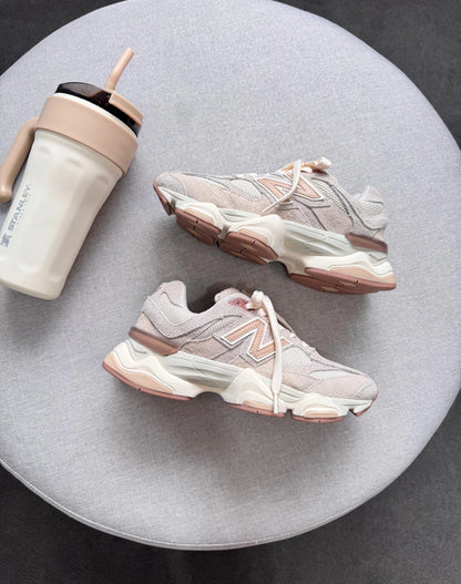 Tenis New 9060 Couro - Salmao Clean