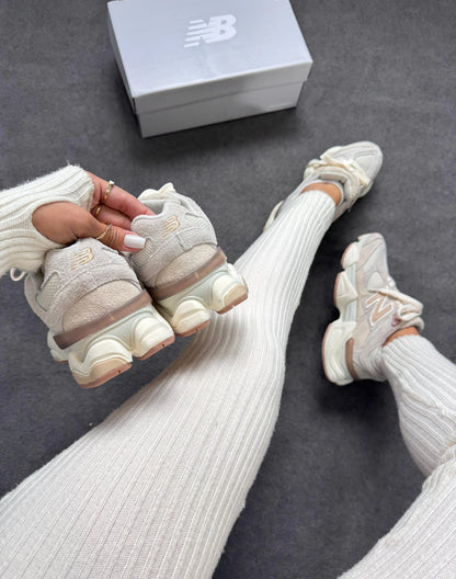 Tenis New 9060 Couro - Salmao Clean