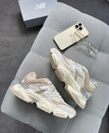 Tenis New 9060 Couro - Taupe