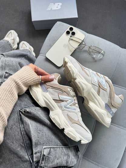 Tenis New 9060 Couro - Taupe