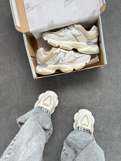 Tenis New 9060 Couro - Taupe