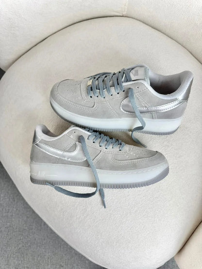 Tenis NK Air F - Cinza Metalico