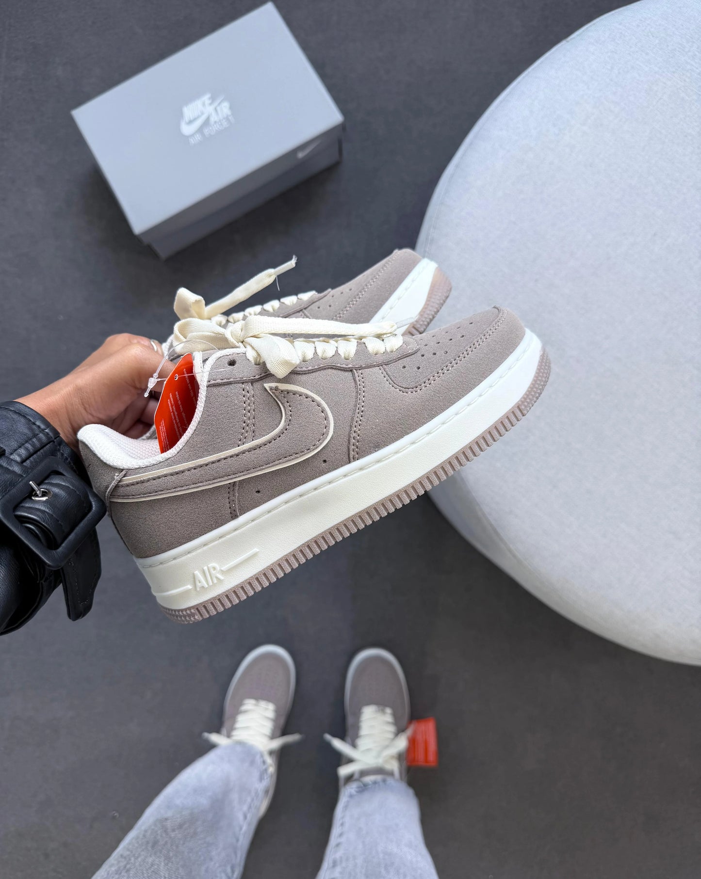 Tenis NK Air Luxo - White Antilope