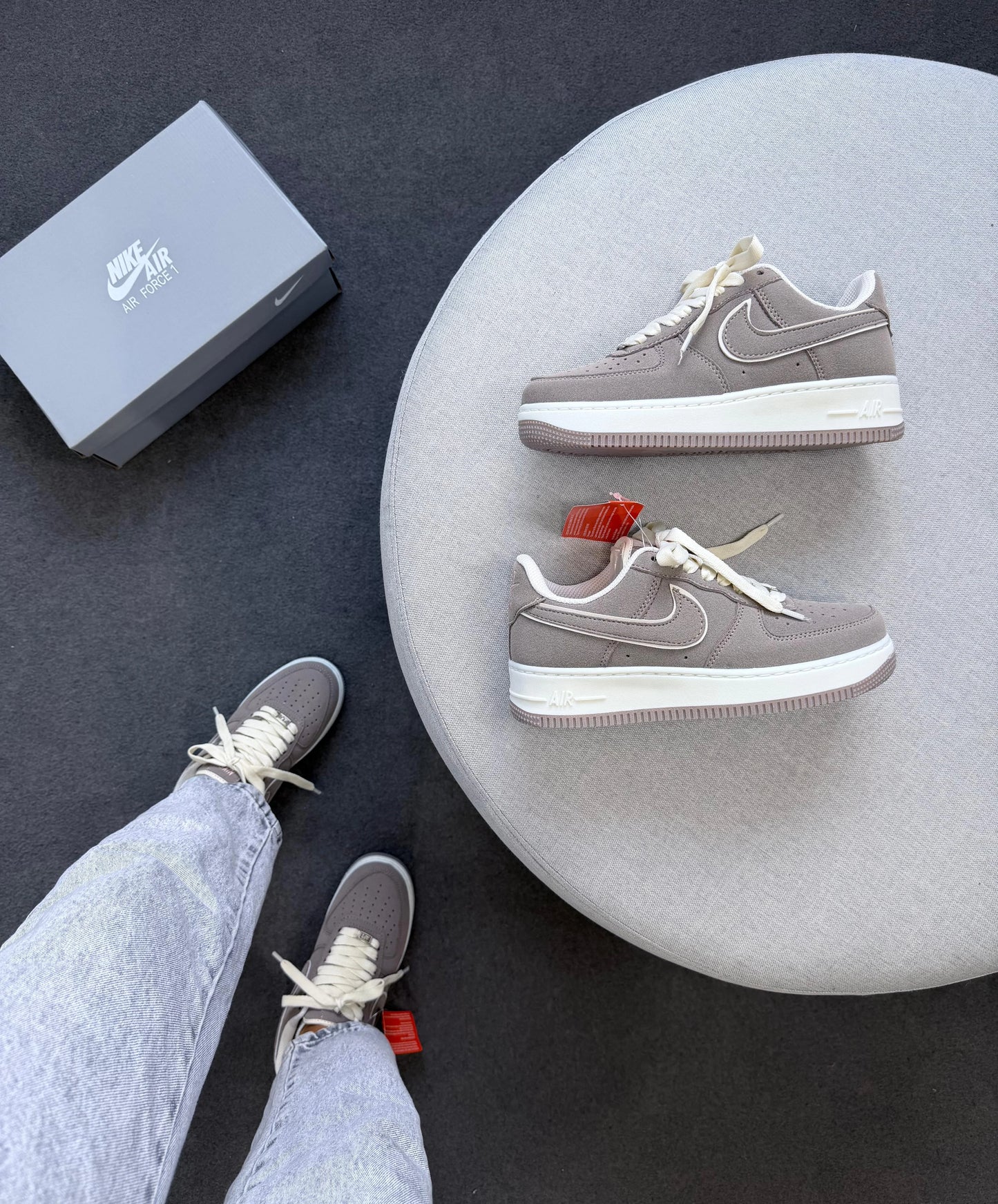 Tenis NK Air Luxo - White Antilope