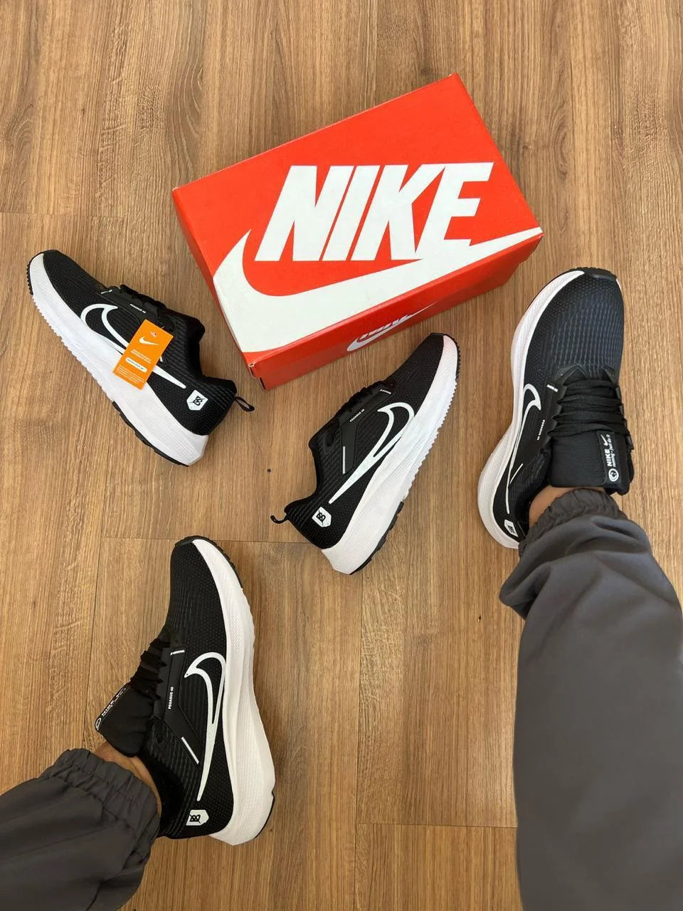 Tenis NK Pegasus 40 - Preto Branco