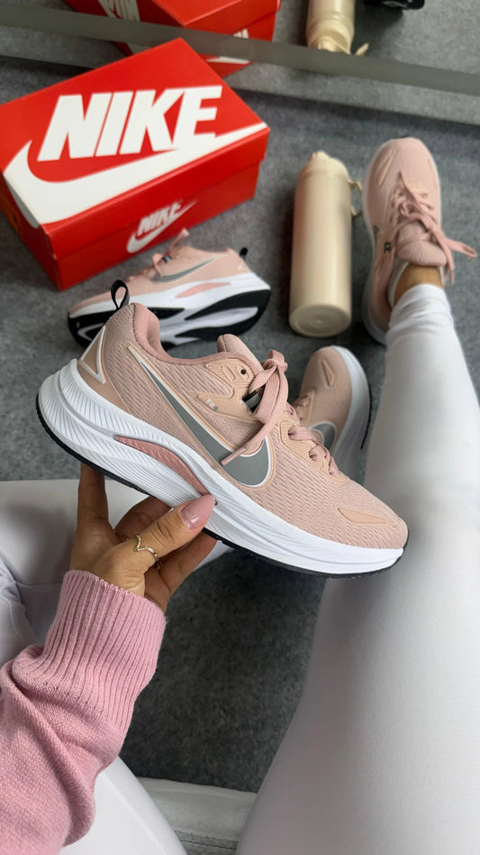 Tenis NK Runing Fit EST - Nude Branco