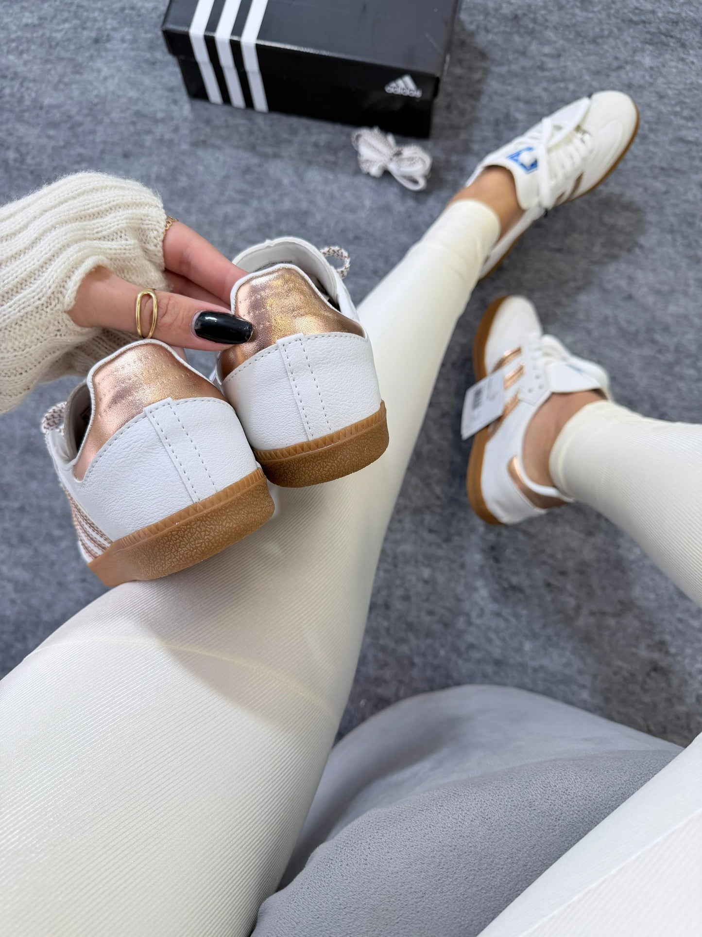 Tenis SMB Og - Branco Rose Latex