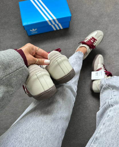 Tenis SMB OG Couro - Acizentado Bordo